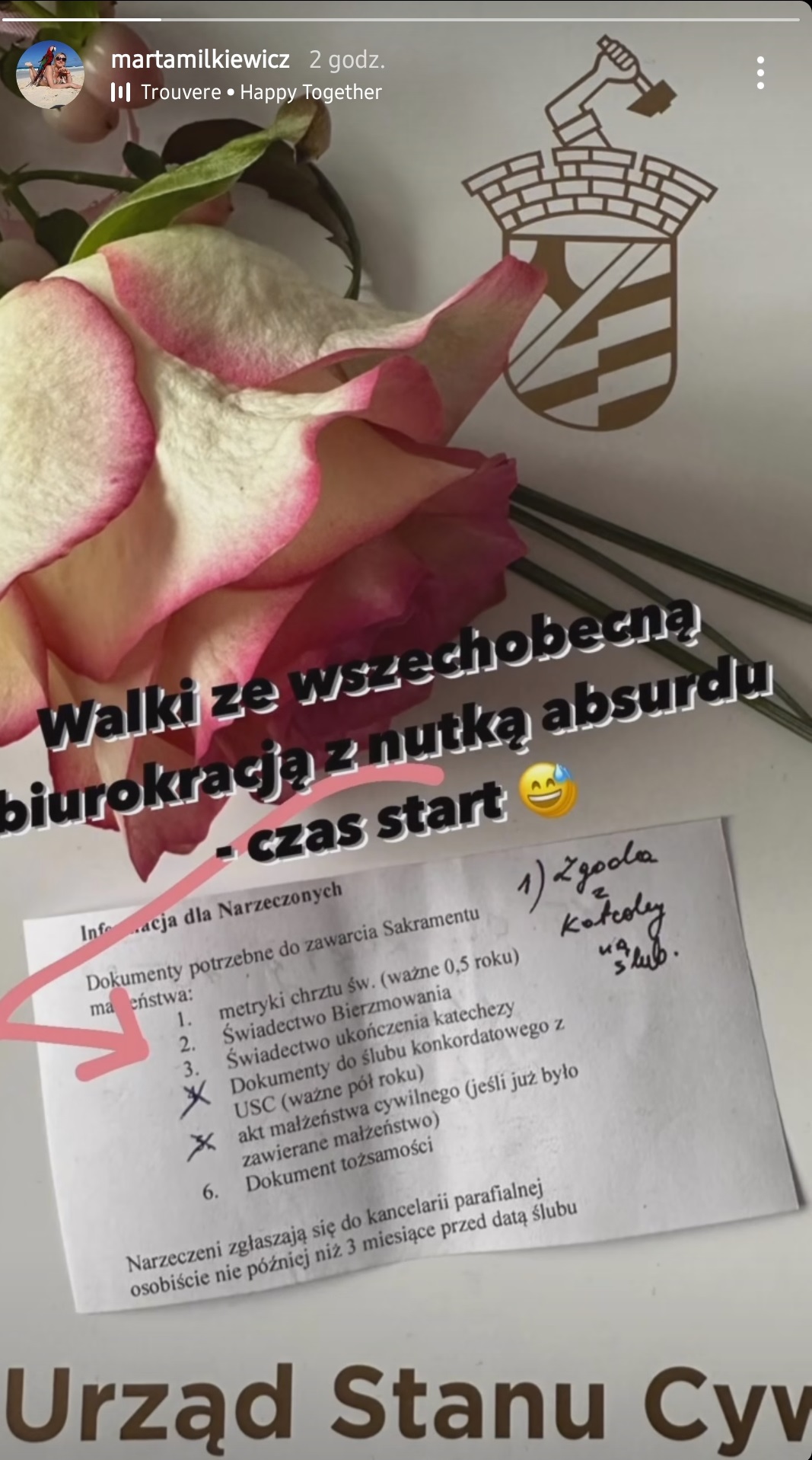 Marta Milkiewicz Insta Stories
