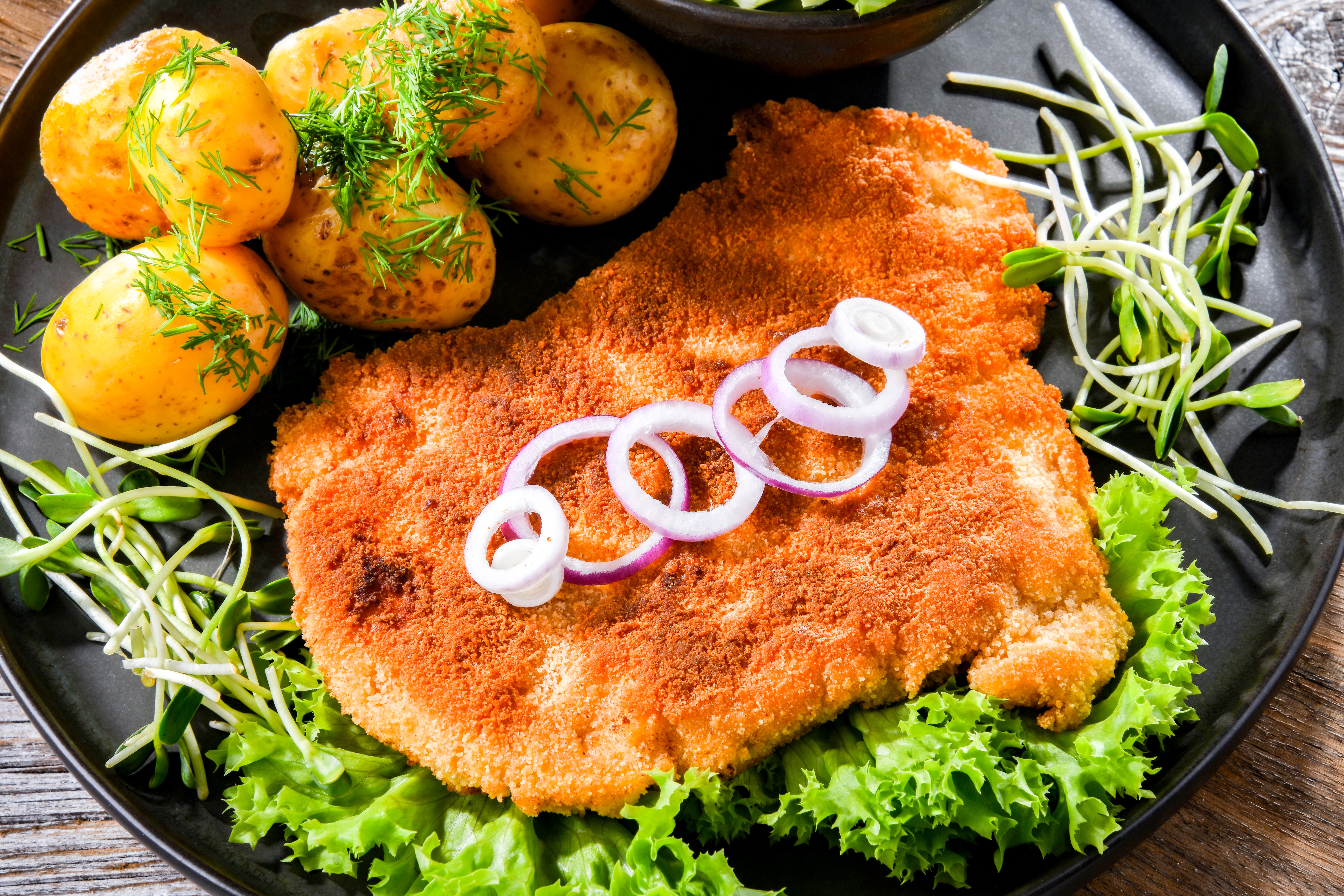 pyszny kotlet schabowy